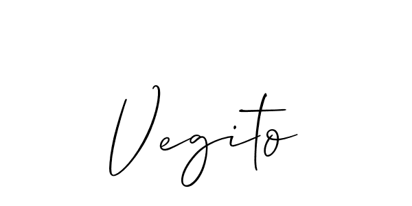 How to make Vegito name signature. Use Allison_Script style for creating short signs online. This is the latest handwritten sign. Vegito signature style 2 images and pictures png