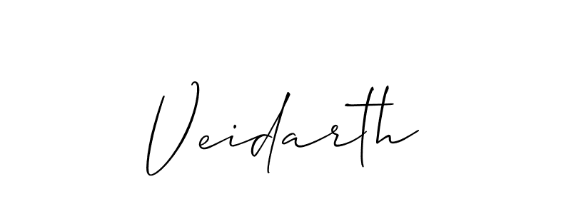 You can use this online signature creator to create a handwritten signature for the name Veidarth. This is the best online autograph maker. Veidarth signature style 2 images and pictures png