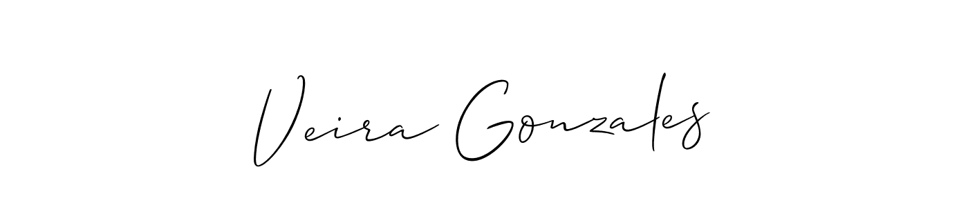 Best and Professional Signature Style for Veira Gonzales. Allison_Script Best Signature Style Collection. Veira Gonzales signature style 2 images and pictures png