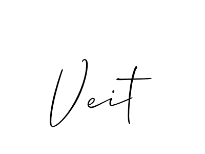 Use a signature maker to create a handwritten signature online. With this signature software, you can design (Allison_Script) your own signature for name Veit. Veit signature style 2 images and pictures png