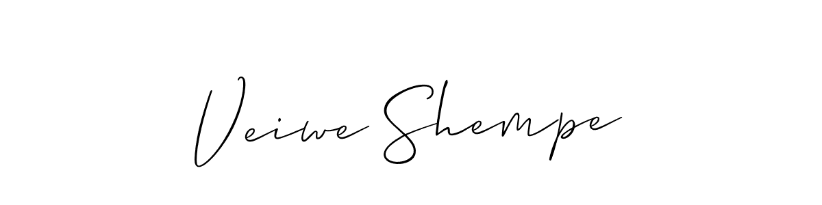 Also we have Veiwe Shempe name is the best signature style. Create professional handwritten signature collection using Allison_Script autograph style. Veiwe Shempe signature style 2 images and pictures png