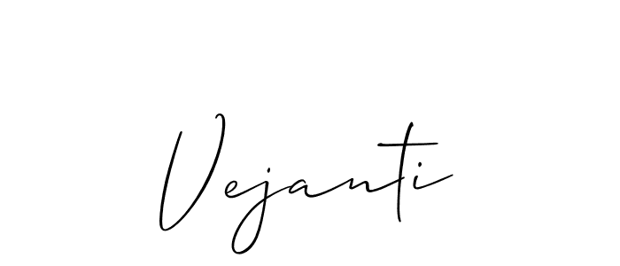 Vejanti stylish signature style. Best Handwritten Sign (Allison_Script) for my name. Handwritten Signature Collection Ideas for my name Vejanti. Vejanti signature style 2 images and pictures png