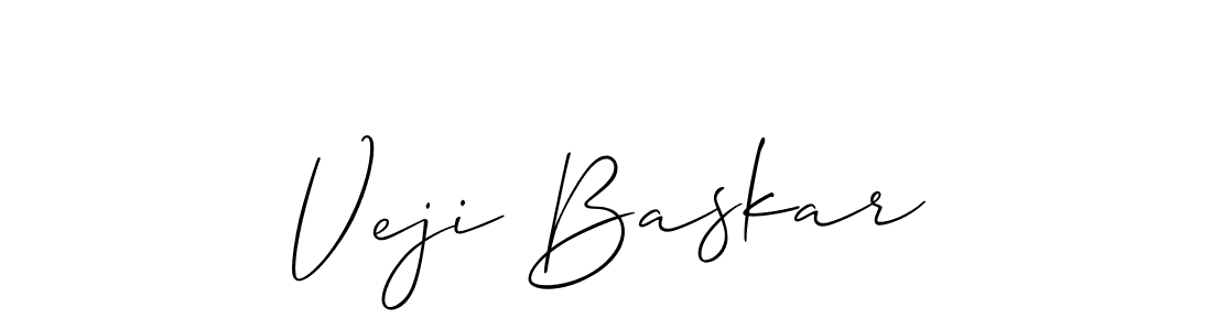 The best way (Allison_Script) to make a short signature is to pick only two or three words in your name. The name Veji Baskar include a total of six letters. For converting this name. Veji Baskar signature style 2 images and pictures png
