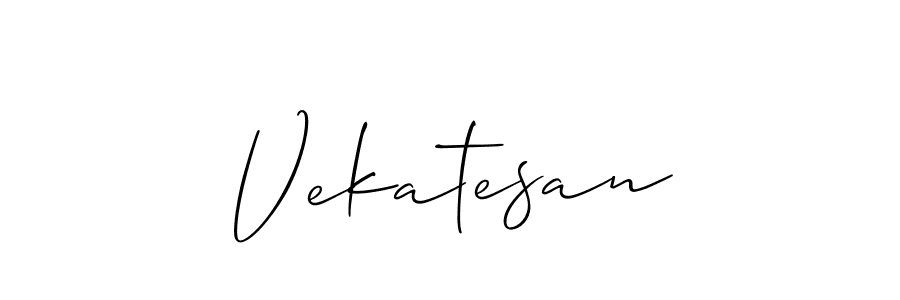 Make a short Vekatesan signature style. Manage your documents anywhere anytime using Allison_Script. Create and add eSignatures, submit forms, share and send files easily. Vekatesan signature style 2 images and pictures png