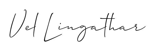 The Allison_Script signature style provides a bold statement for name Vel Lingathar. Designed for business owners, executives, and leaders. Vel Lingathar signature style 2 images and pictures png