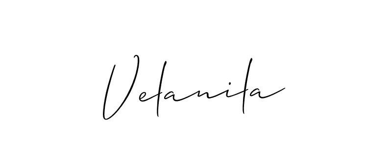 Once you've used our free online signature maker to create your best signature Allison_Script style, it's time to enjoy all of the benefits that Velanila name signing documents. Velanila signature style 2 images and pictures png