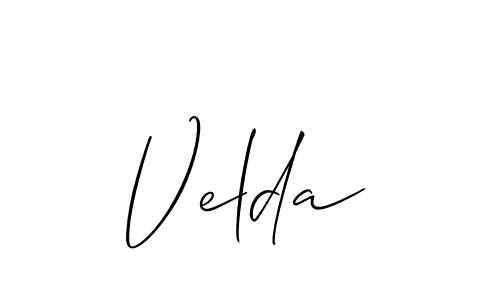 Check out images of Autograph of Velda name. Actor Velda Signature Style. Allison_Script is a professional sign style online. Velda signature style 2 images and pictures png