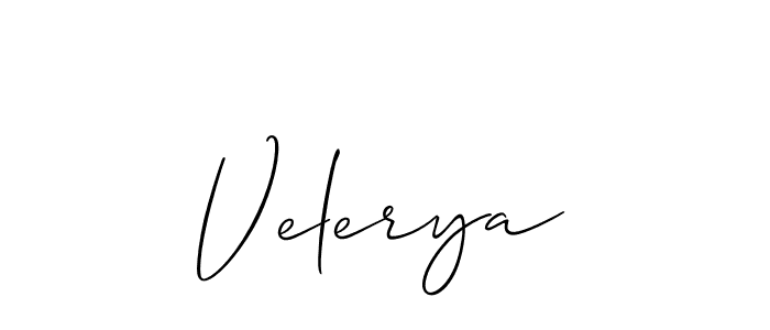 Make a short Velerya signature style. Manage your documents anywhere anytime using Allison_Script. Create and add eSignatures, submit forms, share and send files easily. Velerya signature style 2 images and pictures png