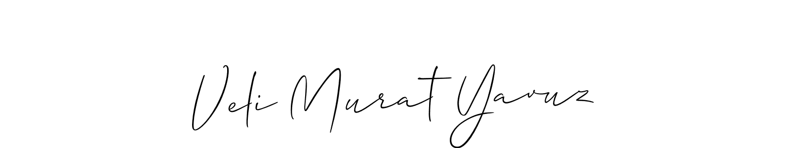 Design your own signature with our free online signature maker. With this signature software, you can create a handwritten (Allison_Script) signature for name Veli Murat Yavuz. Veli Murat Yavuz signature style 2 images and pictures png