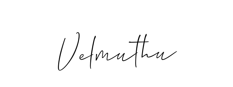 You can use this online signature creator to create a handwritten signature for the name Velmuthu. This is the best online autograph maker. Velmuthu signature style 2 images and pictures png