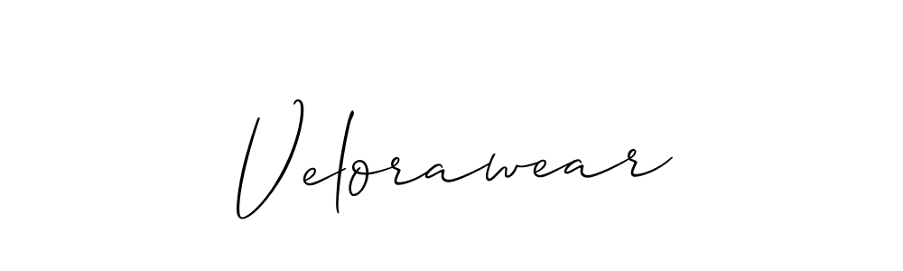 Once you've used our free online signature maker to create your best signature Allison_Script style, it's time to enjoy all of the benefits that Velorawear name signing documents. Velorawear signature style 2 images and pictures png