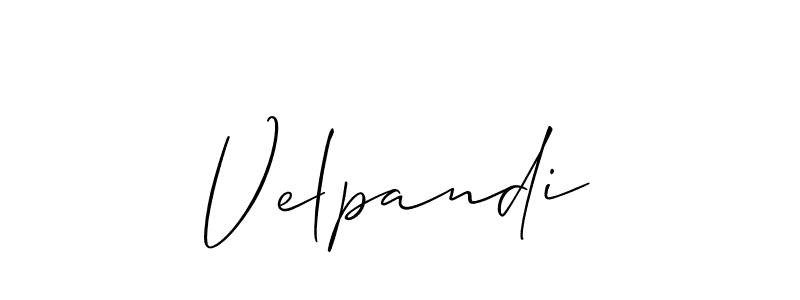 Also we have Velpandi name is the best signature style. Create professional handwritten signature collection using Allison_Script autograph style. Velpandi signature style 2 images and pictures png