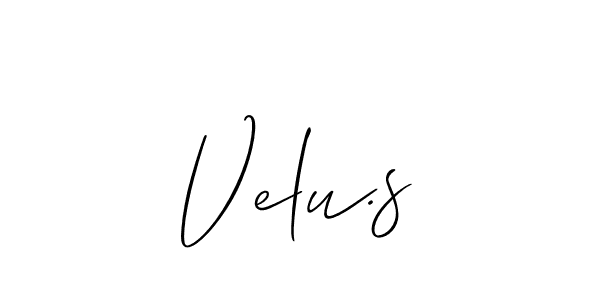 Once you've used our free online signature maker to create your best signature Allison_Script style, it's time to enjoy all of the benefits that Velu.s name signing documents. Velu.s signature style 2 images and pictures png