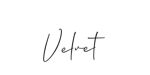 Similarly Allison_Script is the best handwritten signature design. Signature creator online .You can use it as an online autograph creator for name Velvet. Velvet signature style 2 images and pictures png