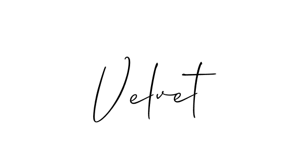 Once you've used our free online signature maker to create your best signature Allison_Script style, it's time to enjoy all of the benefits that Velvet name signing documents. Velvet signature style 2 images and pictures png
