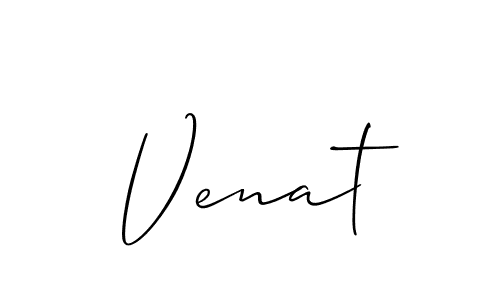 Allison_Script is a professional signature style that is perfect for those who want to add a touch of class to their signature. It is also a great choice for those who want to make their signature more unique. Get Venat name to fancy signature for free. Venat signature style 2 images and pictures png