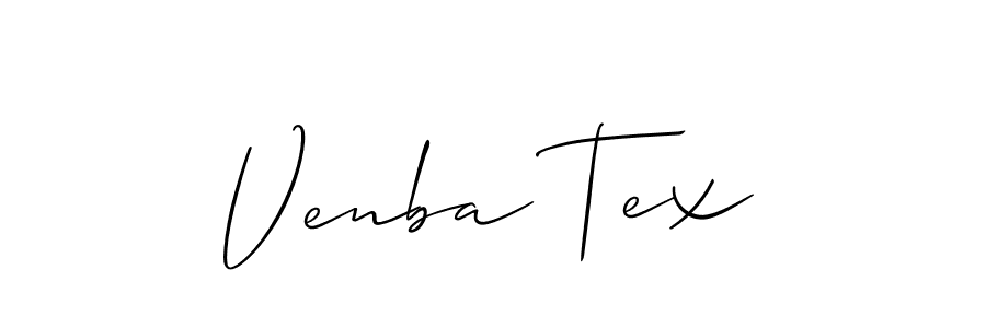 Check out images of Autograph of Venba Tex name. Actor Venba Tex Signature Style. Allison_Script is a professional sign style online. Venba Tex signature style 2 images and pictures png