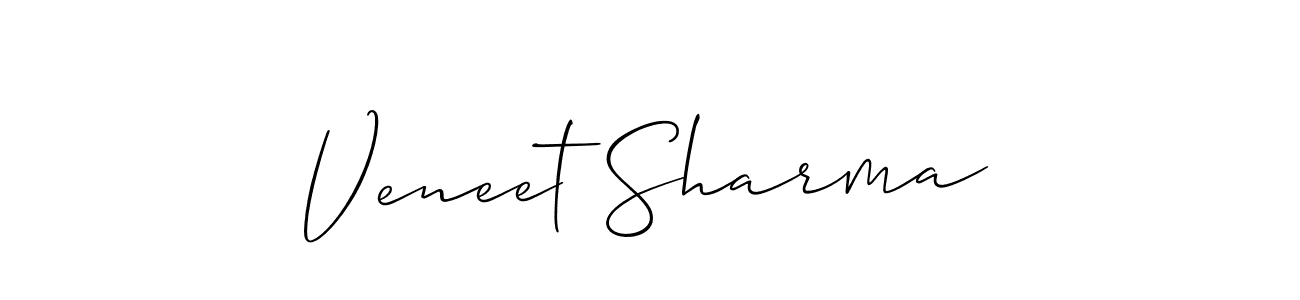 Once you've used our free online signature maker to create your best signature Allison_Script style, it's time to enjoy all of the benefits that Veneet Sharma name signing documents. Veneet Sharma signature style 2 images and pictures png