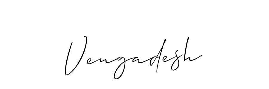 How to make Vengadesh name signature. Use Allison_Script style for creating short signs online. This is the latest handwritten sign. Vengadesh signature style 2 images and pictures png
