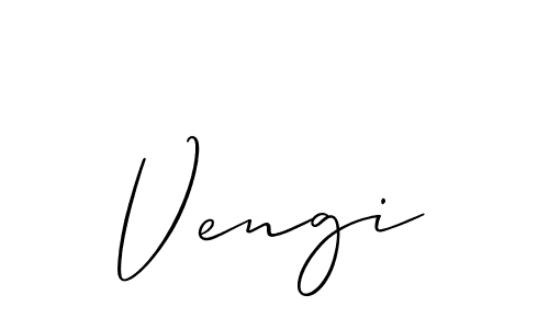 You should practise on your own different ways (Allison_Script) to write your name (Vengi) in signature. don't let someone else do it for you. Vengi signature style 2 images and pictures png