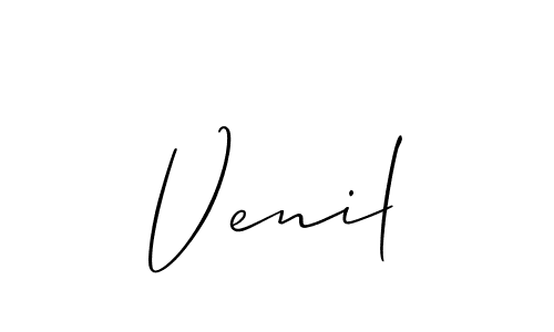 Also we have Venil name is the best signature style. Create professional handwritten signature collection using Allison_Script autograph style. Venil signature style 2 images and pictures png