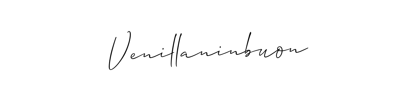 Make a beautiful signature design for name Venillaninbuon. Use this online signature maker to create a handwritten signature for free. Venillaninbuon signature style 2 images and pictures png