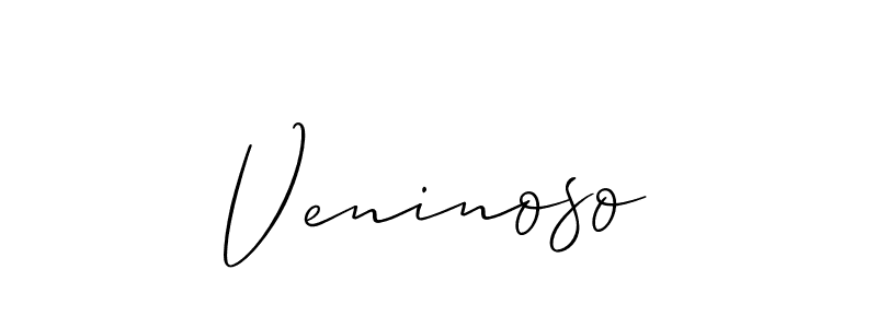 Also we have Veninoso name is the best signature style. Create professional handwritten signature collection using Allison_Script autograph style. Veninoso signature style 2 images and pictures png