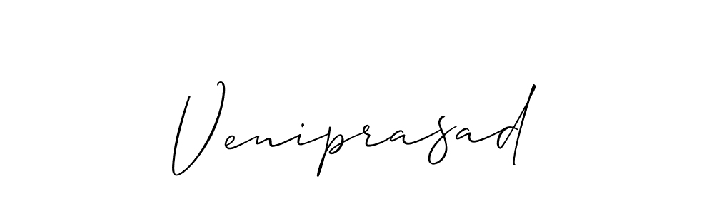 Once you've used our free online signature maker to create your best signature Allison_Script style, it's time to enjoy all of the benefits that Veniprasad name signing documents. Veniprasad signature style 2 images and pictures png