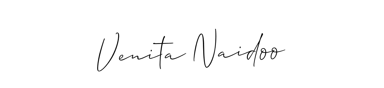 Check out images of Autograph of Venita Naidoo name. Actor Venita Naidoo Signature Style. Allison_Script is a professional sign style online. Venita Naidoo signature style 2 images and pictures png