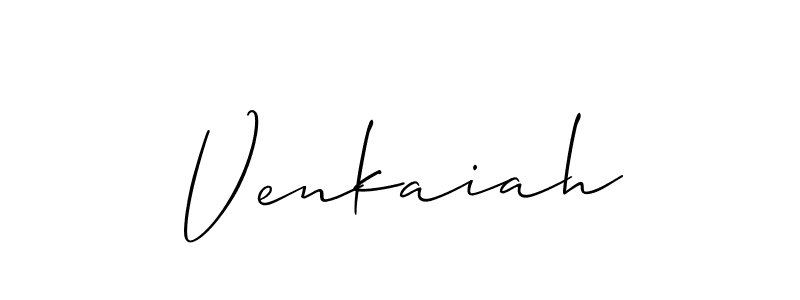 How to Draw Venkaiah signature style? Allison_Script is a latest design signature styles for name Venkaiah. Venkaiah signature style 2 images and pictures png