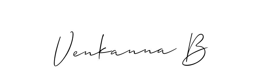 Make a beautiful signature design for name Venkanna B. Use this online signature maker to create a handwritten signature for free. Venkanna B signature style 2 images and pictures png