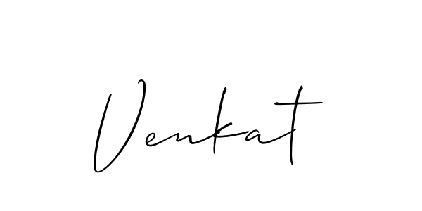 Best and Professional Signature Style for Venkat. Allison_Script Best Signature Style Collection. Venkat signature style 2 images and pictures png