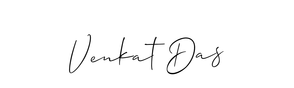 Best and Professional Signature Style for Venkat Das. Allison_Script Best Signature Style Collection. Venkat Das signature style 2 images and pictures png