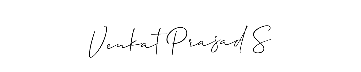 Check out images of Autograph of Venkat Prasad S name. Actor Venkat Prasad S Signature Style. Allison_Script is a professional sign style online. Venkat Prasad S signature style 2 images and pictures png