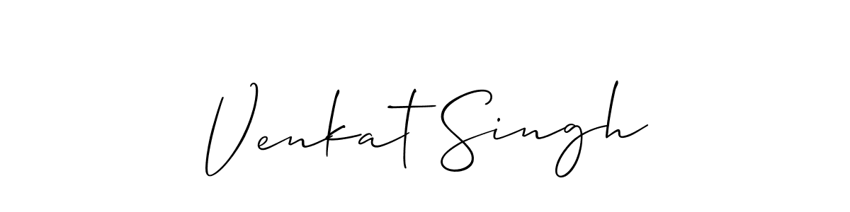 It looks lik you need a new signature style for name Venkat Singh. Design unique handwritten (Allison_Script) signature with our free signature maker in just a few clicks. Venkat Singh signature style 2 images and pictures png