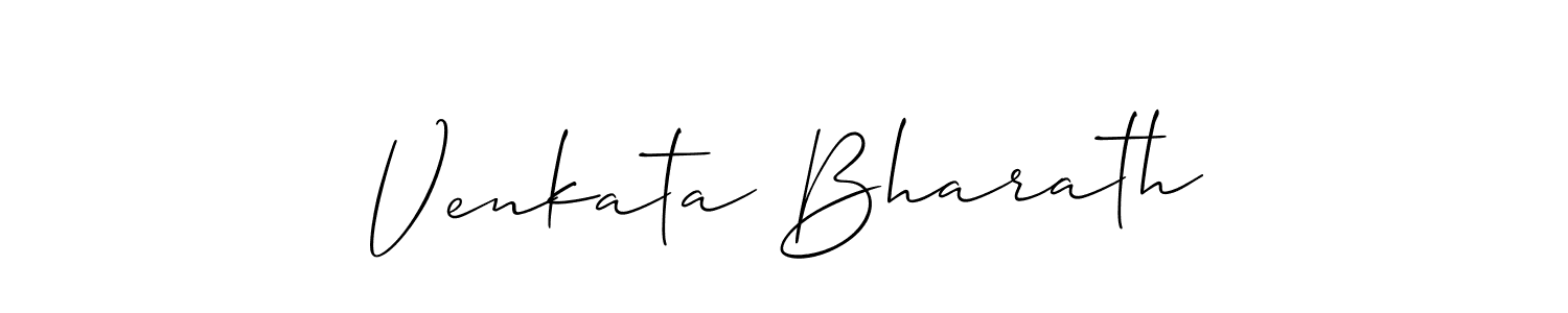 You can use this online signature creator to create a handwritten signature for the name Venkata Bharath. This is the best online autograph maker. Venkata Bharath signature style 2 images and pictures png