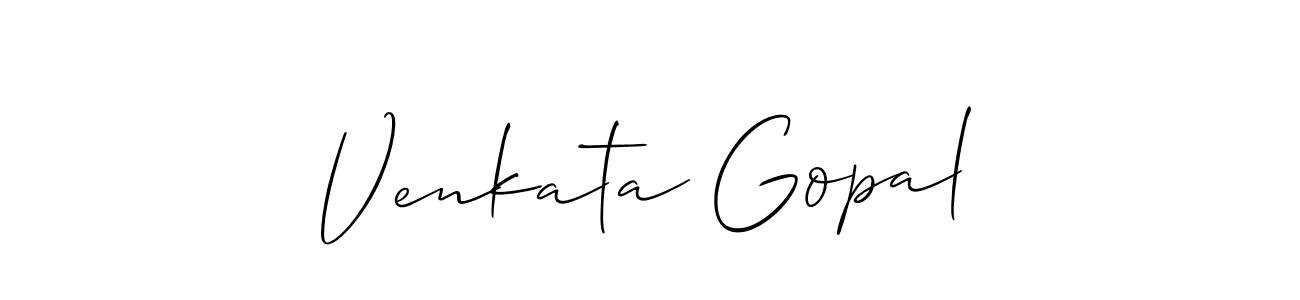 Best and Professional Signature Style for Venkata Gopal. Allison_Script Best Signature Style Collection. Venkata Gopal signature style 2 images and pictures png