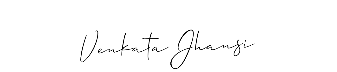 Check out images of Autograph of Venkata Jhansi name. Actor Venkata Jhansi Signature Style. Allison_Script is a professional sign style online. Venkata Jhansi signature style 2 images and pictures png