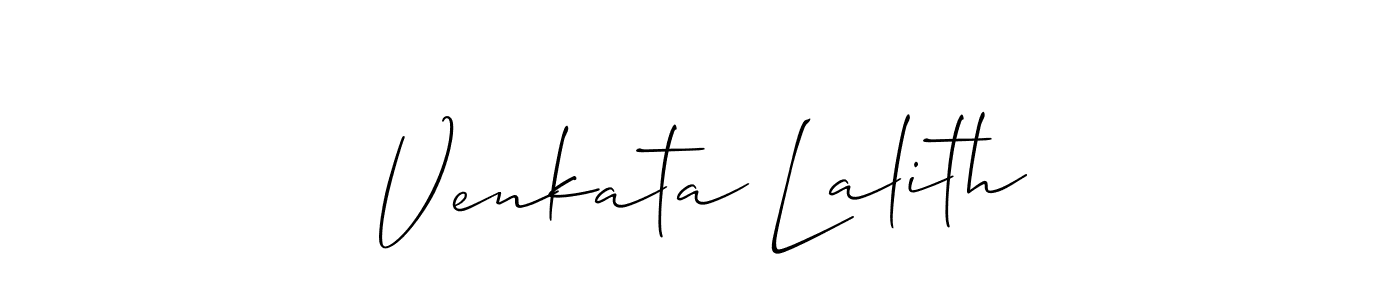 Make a short Venkata Lalith signature style. Manage your documents anywhere anytime using Allison_Script. Create and add eSignatures, submit forms, share and send files easily. Venkata Lalith signature style 2 images and pictures png