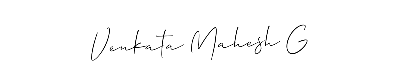 Once you've used our free online signature maker to create your best signature Allison_Script style, it's time to enjoy all of the benefits that Venkata Mahesh G name signing documents. Venkata Mahesh G signature style 2 images and pictures png