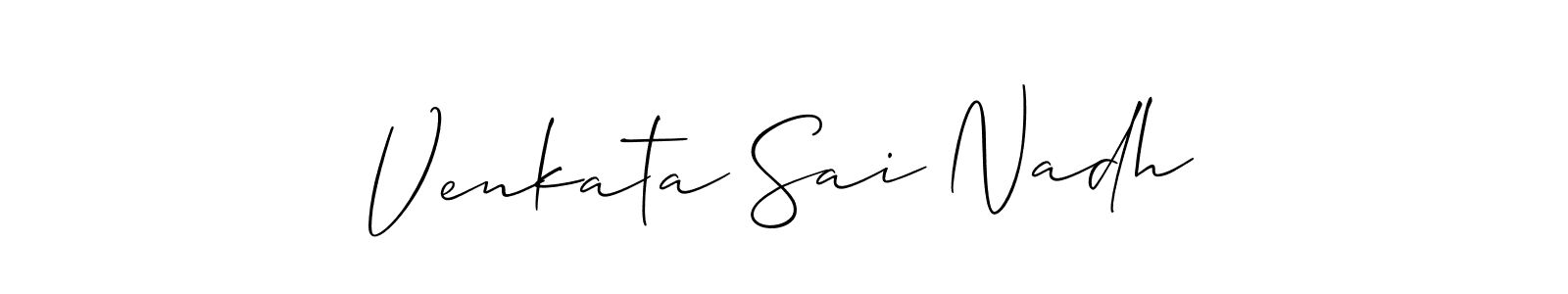 Make a beautiful signature design for name Venkata Sai Nadh. Use this online signature maker to create a handwritten signature for free. Venkata Sai Nadh signature style 2 images and pictures png