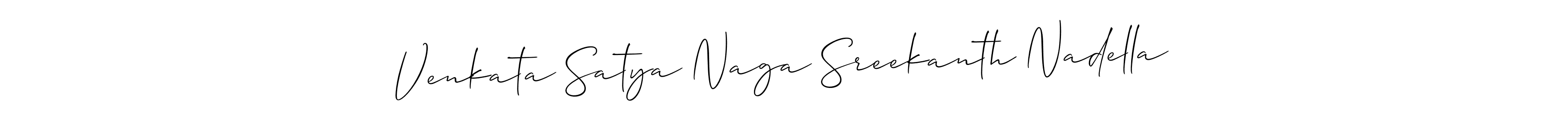 You can use this online signature creator to create a handwritten signature for the name Venkata Satya Naga Sreekanth Nadella. This is the best online autograph maker. Venkata Satya Naga Sreekanth Nadella signature style 2 images and pictures png