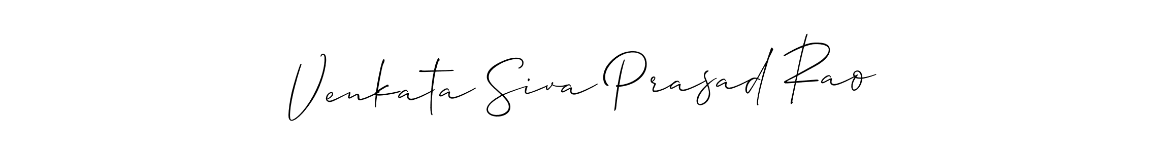 It looks lik you need a new signature style for name Venkata Siva Prasad Rao. Design unique handwritten (Allison_Script) signature with our free signature maker in just a few clicks. Venkata Siva Prasad Rao signature style 2 images and pictures png