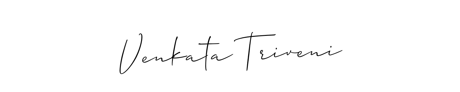 Best and Professional Signature Style for Venkata Triveni. Allison_Script Best Signature Style Collection. Venkata Triveni signature style 2 images and pictures png