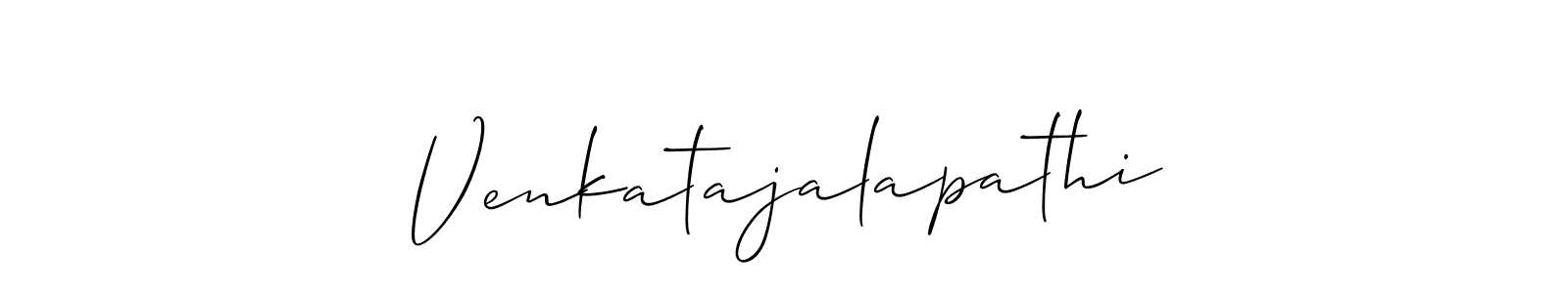 You should practise on your own different ways (Allison_Script) to write your name (Venkatajalapathi) in signature. don't let someone else do it for you. Venkatajalapathi signature style 2 images and pictures png