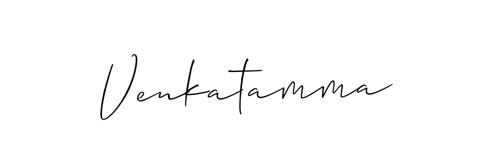 How to Draw Venkatamma signature style? Allison_Script is a latest design signature styles for name Venkatamma. Venkatamma signature style 2 images and pictures png