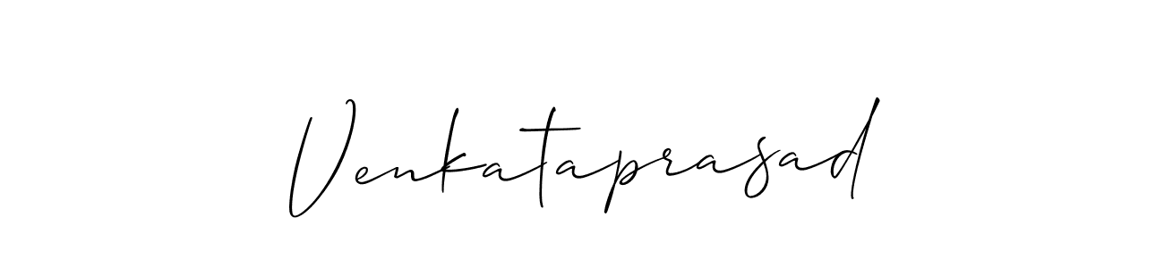 Design your own signature with our free online signature maker. With this signature software, you can create a handwritten (Allison_Script) signature for name Venkataprasad. Venkataprasad signature style 2 images and pictures png