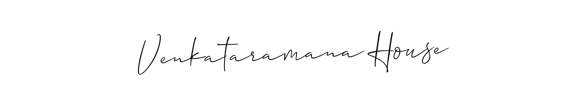 Make a beautiful signature design for name Venkataramana House. With this signature (Allison_Script) style, you can create a handwritten signature for free. Venkataramana House signature style 2 images and pictures png