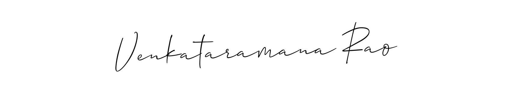 Also we have Venkataramana Rao name is the best signature style. Create professional handwritten signature collection using Allison_Script autograph style. Venkataramana Rao signature style 2 images and pictures png