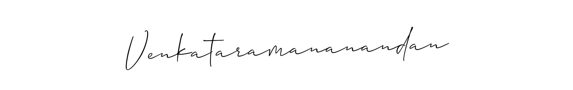 Once you've used our free online signature maker to create your best signature Allison_Script style, it's time to enjoy all of the benefits that Venkataramananandan name signing documents. Venkataramananandan signature style 2 images and pictures png